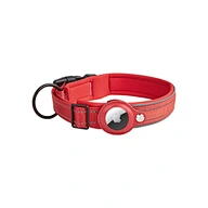 Pet locator dog tracking - dog collar tracker Reflective AirTag Dog Collar for Daily Walks & Hikes